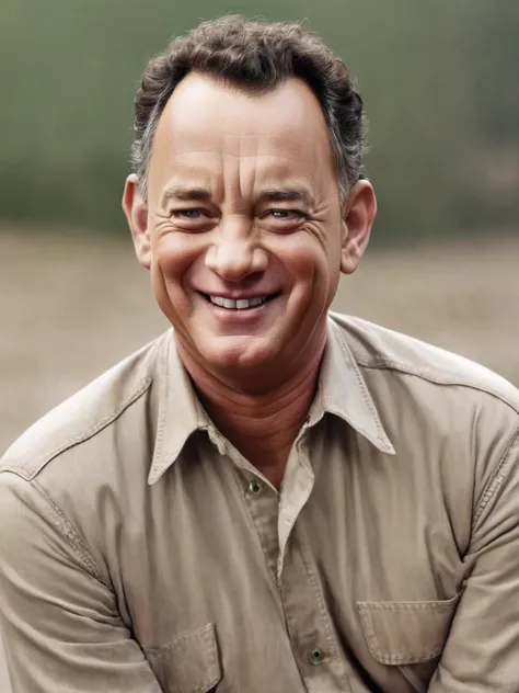 tomhanksxl smiling