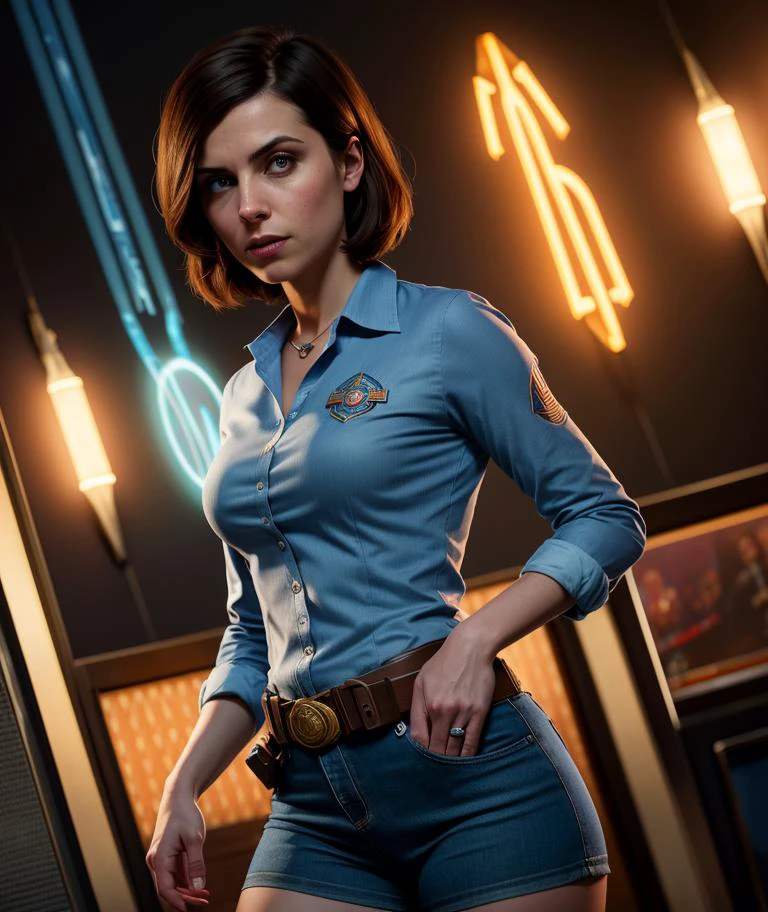 brutal style,
masterpiece, best quality, 8k, artstation, sharp focus, ultrarealistic, high details,
raw photo of
bioshock infinite game, (female character)