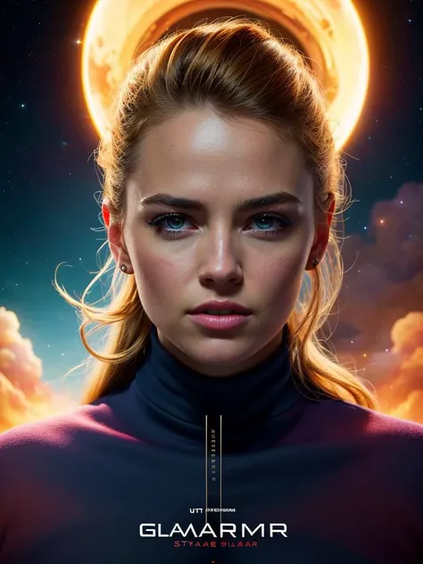 glamour style,
masterpiece, best quality, 8k, artstation, sharp focus, ultrarealistic, high details,
raw photo portrait of
space drama, ((movie poster)),
volumetric lighting, depth of field, cinematic lighting