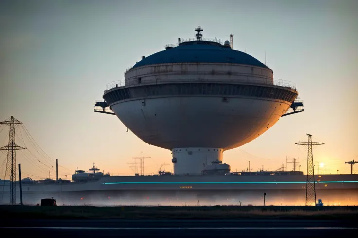 RAW photo, orbital shipyard, cinematic, by Simon Stalenhag