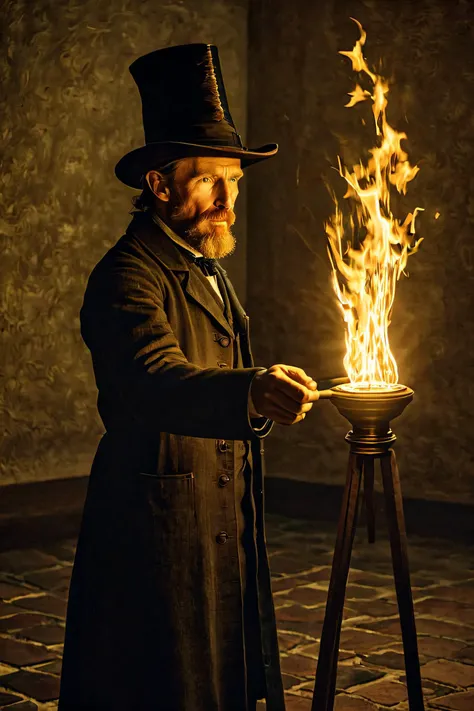 by Vincent Van Gogh, casting a spell
