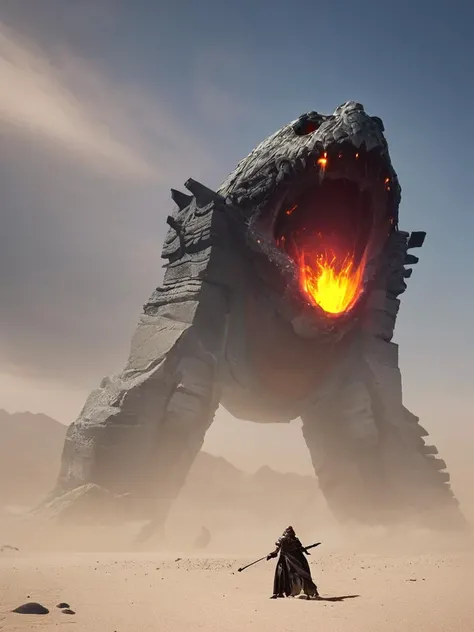 score_9,score_8_up,score_7_up,score_6_up,score_5_up,score_4_up,A colossal sandworm erupts from beneath the shifting sands of the scorching desert, its gaping circular maw wide open, filled with spiral layers of razor-sharp teeth that form a terrifying vortex of destruction. The glistening fangs, shaped like a whirlpool of death, dominate the creature's massive mouth, ready to consume anything in its path. Its rough, sandy skin is partially buried in the dunes, with the rest of its enormous body emerging from the earth in a powerful, violent surge.
In front of this monstrous sandworm, a group of magic-wielding adventurers stands their ground in a fierce battle. A sorcerer conjures fiery red arcane flames in their hands, casting glowing symbols in the air as the energy crackles around them. Nearby, a warrior in glowing armor holds a shimmering enchanted blade, charging at the sandworm with sand flying beneath their feet. The adventurers are surrounded by mystical shields and elemental powers, their determination evident as they face the towering beast.
The desert wind whips up clouds of dust, with the glowing rays of the fiery sun casting intense shadows across the golden dunes. Sand and embers fill the air, swirling around in the chaotic energy of the battle. The scale of the sandworm and the sheer danger of the confrontation are captured in the intense, action-packed moment.
The entire scene is rendered in ultra-realistic detail, with the sharp textures of the sandwormâs scales and teeth contrasting with the vivid colors of the adventurers' magic. The high contrast between the glowing spells and the harsh desert landscape creates a dramatic, dynamic composition. Every element, from the swirling dust to the intricate runes of the sorcerer's magic, is depicted in surreal, hyper-detailed fashion, creating a moment of epic fantasy and high-stakes action.
detailmaximizer
midjourneyv6.1
Midjourney_Whisper,
Midjourney style<lora:ImageUpgraderV2:0.5>,<lora:Dever_Flux_Enhancer:0.5>,<lora:MidjourneyV6.1:0.6>,<lora:midjourney_whisper_flux_lora_v01:0.6>,<lora:Midjourney_imitation_FLUX:0.6>