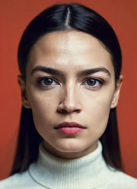 A stunning intricate full color portrait of (sks woman:1), wearing a black turtleneck, epic character composition, by ilya kuvshinov, alessio albi, nina masic, sharp focus, natural lighting, subsurface scattering, f2, 35mm, film grain, <lora:locon_aoc_v1_from_v1_64_32:1.25>
