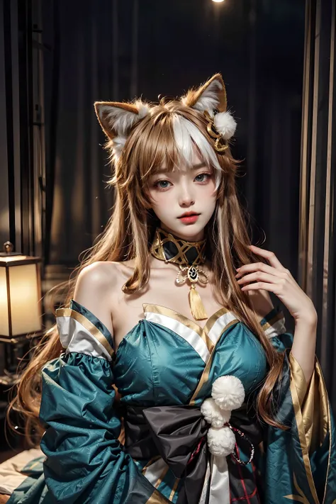 Blonde woman taking a photo wearing a cat costume, Charming cat girl, Gorgeous cosplay, elegant Attractive cosplay, Beautiful fox woman, Attractive cosplay, portrait of Ants, Beautiful young cat girl, Very beautiful cute cat girl, Ants from league of legends, A magnificent and elegant portrait, Ants, Beautiful anime cat girl, Steampunk Cat Girl Portrait
