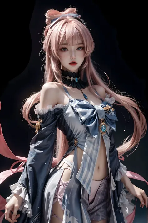 8K, Ultra High Definition, Super detailed, Shiny detailed hair, detailed face, fantasy landscape, solo, looking at viewer, {{best quality}}, {{masterpiece}}, {{ultra-detailed}}, {detailed light}, ultra high quality eyes, detailed eyes, perfect eyes, large eyes, detailed pink eyes, pink hair, long hair, beautiful, skinny body, White skin, slutty, erotic, blushing, ahegao, standing in suggestive pose