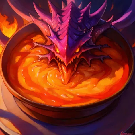 masterpiece, (by fabercastel), HDR, anime, cooked spicy (zergling) on a plate, steaming hot food, sunset lighting, tasty, yummy, colorful, uhd, 4k, close up, food shot, food focus, high angle view