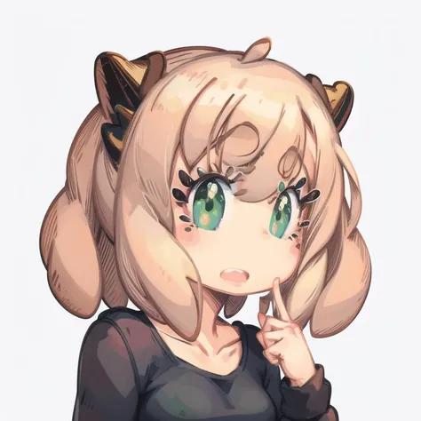 masterpiece, <lora:styleUnderJrpencil_myJrpencilV1:1>, white background, anya-10000