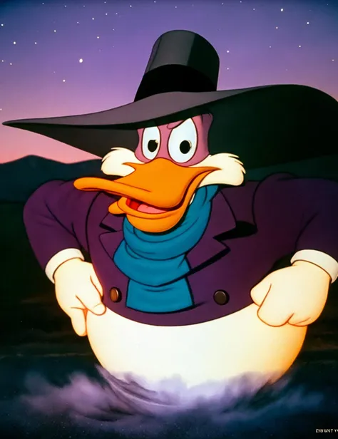 solo, cartoon, coat, drwd, group of (duck), hat, purple, wearing, with <lora:drwd06:0.8>, best quality, inspired by H.R. Millar, (comedic photograph of the year), [(dimmed, night, dark:1.5) ::0.5], van gogh, (still image),(movie scene),(vintage),(videotapequality:1.2),(1990s),(old film),(grainy),(strong contrast), award winning photography (by Bertil Nilsson), magic realism,