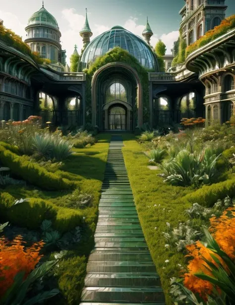 ((best quality)), ((masterpiece)), ((realistic,digital art)), (hyper detailed), DonMG414 City Park Wainscoting,Horizon,Ocean,Mythical Artefact, octane rendering, raytracing, volumetric lighting, Backlit,Rim Lighting, 8K, HDR, <lora:GaiasDaugthers-000014:0.8>