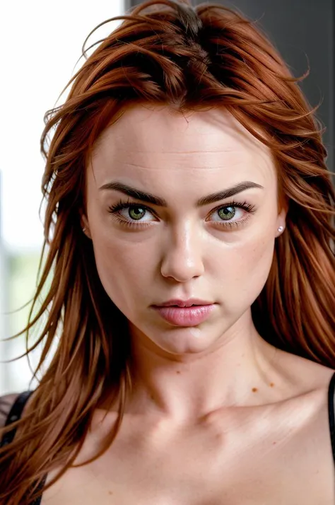 tv_Ellen_Wilson_MXAI_V1, , angry expression, extreme closeup shot, black background,, (((relaxed))), "epic-Ultra-HD-details", "epic-Ultra-HD-highlights", detailed skin, pores, PA7_Human-Likeness