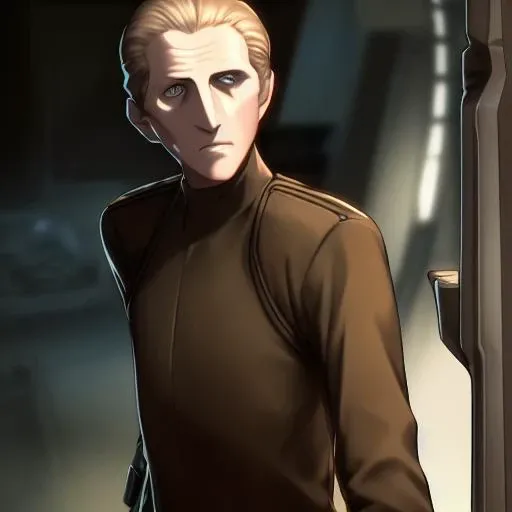 <lora:odo-Lora:0.8> odo, 1boy, looking at viewer, starfleet uniform, sniper rifle, weapon, holding weapon,