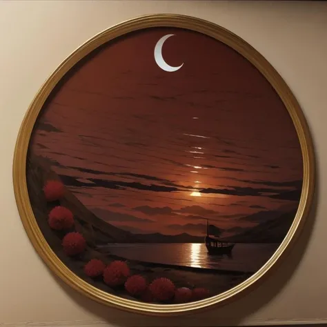 Ship,small ship <lora:ship-HXZ:0.6>violet black,5>Amber ,bridge((ASCII art)),,Mezzotint,