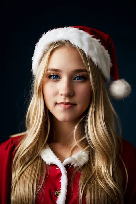 naked girl. cute nose. cute face. blonde. christmas. . chest. wet. lips. (hd). skinny body. small nose.
