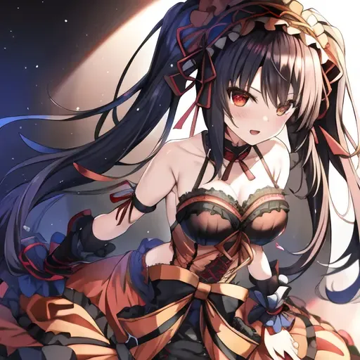 masterpiece, best quality, 1girl, tokisaki kurumi, <lora:qqq-tokisaki_kurumi-v1:0.7>