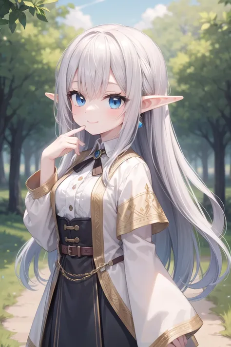 insanely detailed, absurdres, ultra-highres, ultra-detailed, best quality,
1girl, solo, nice hands, perfect hands
BREAK
elf girl, (wearing sorcerer outfit:1.2), (nsfw:-1.5), (navel:-1)
BREAK
happy smile, laugh, closed mouth
BREAK
from below,
standing, cowboy shot, looking at viewer
BREAK
slender, kawaii, perfect symmetrical face, ultra cute girl, ultra cute face, ultra detailed eyes, ultra detailed hair, ultra cute, ultra beautiful
BREAK
fantasy world, in forest, river, depth of field, ultra detailed background
BREAK
medium breasts,
BREAK
silver hair, long hair, elf ear, blue eyes