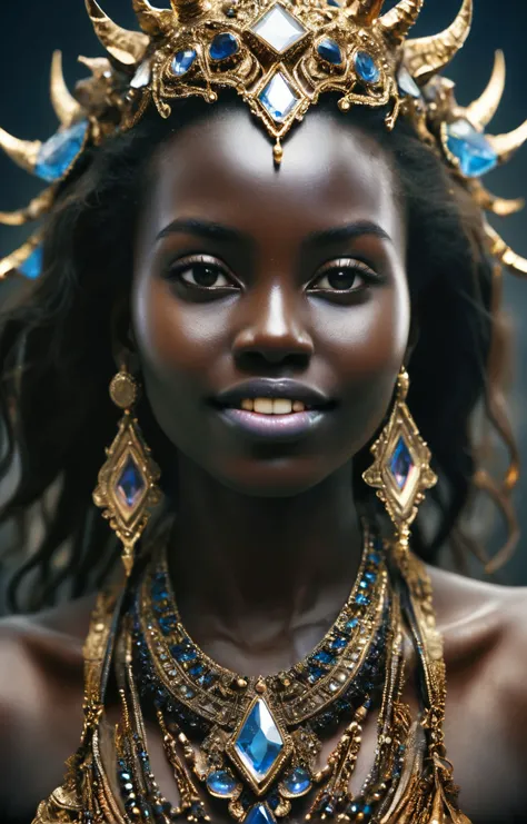 1950s photography BREAK sapphicraft stunning South Sudanese woman smiling of possibility, the chaotic prism, detailed face, stunning beauty, detailed skin, skin texture, skin pores, (freckles:1.05), wearing an intricate demon horns, cinematic <lora:sapphicraft:1>, gold filigree, (god rays:1.2), Broken Glass effect, hyper detailed, trending on artstation, sharp focus, studio photo, intricate details, highly detailed, by greg rutkowski, Miki Asai Macro photography, close-up, hyper detailed, trending on artstation, sharp focus, studio photo, intricate details, highly detailed, by greg rutkowski BREAK (old polaroid photo:2), stunning beauty, detailed skin, skin texture, skin pores, (freckles:0.25). Polaroid SX-70, pastel colors, film by Wes Anderson, hazy, vintage, analog style, 1950's, style of Nan Goldin, style of Oleg Oprisco