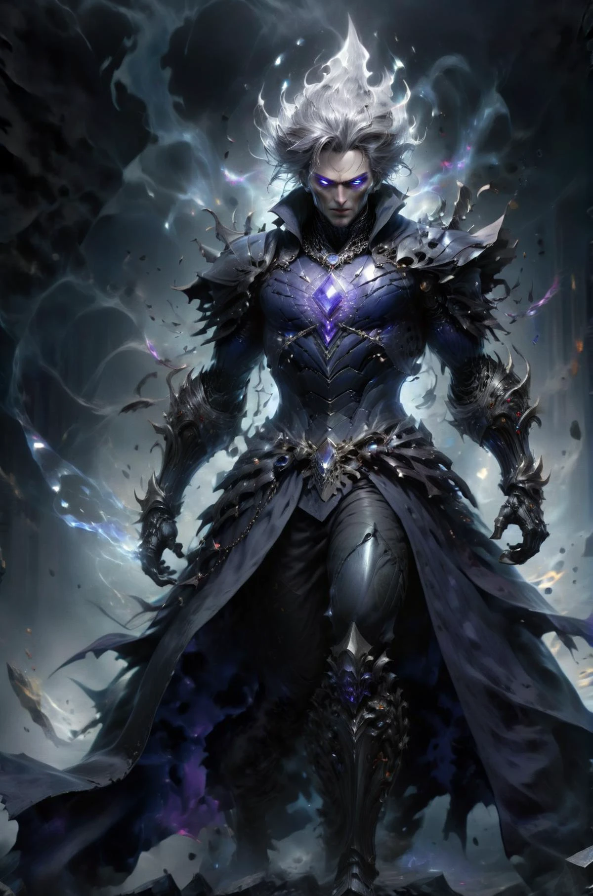 horror-themed breathtaking full body shot of a powerful warlock concentrating all their energy to cast the ultimate spell, <lora:Envy9000XL01:0.9> <lora:herocoolstyle:0.5> <lora:GeorgianStyleLocal:0.6> GeorgianStyle <lora:sapphicraft:0.8> sapphicraft, spc1 <lora:xl_more_art-full_v1:0.3>, masterpiece, award-winning, professional, highly detailed, eerie, unsettling, dark, spooky, suspenseful, grim, highly detailed
