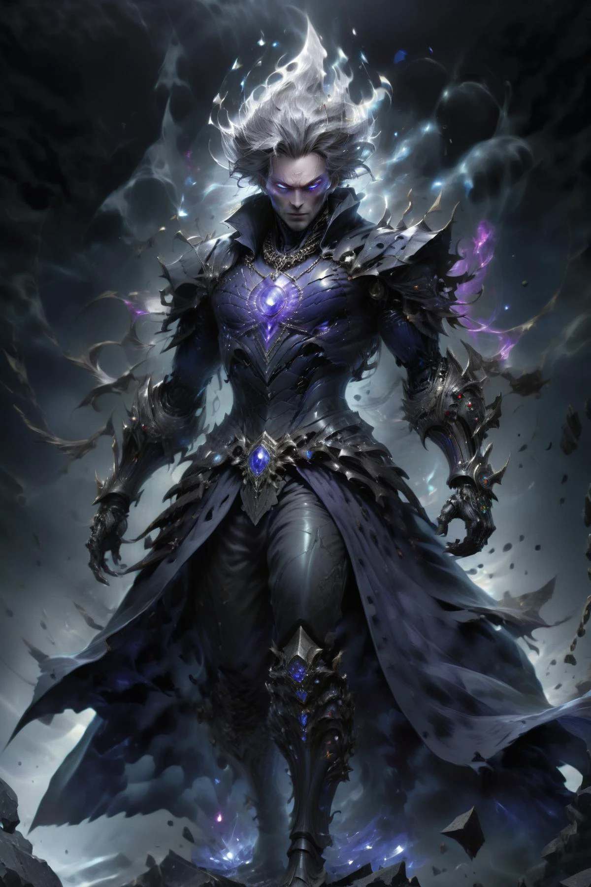 horror-themed breathtaking full body shot of a powerful warlock concentrating all their energy to cast the ultimate spell, <lora:Envy9000XL01:0.9> <lora:herocoolstyle:0.5> <lora:GeorgianStyleLocal:0.6> GeorgianStyle <lora:sapphicraft:0.8> sapphicraft, spc1 <lora:xl_more_art-full_v1:0.5>, masterpiece, award-winning, professional, highly detailed, eerie, unsettling, dark, spooky, suspenseful, grim, highly detailed
