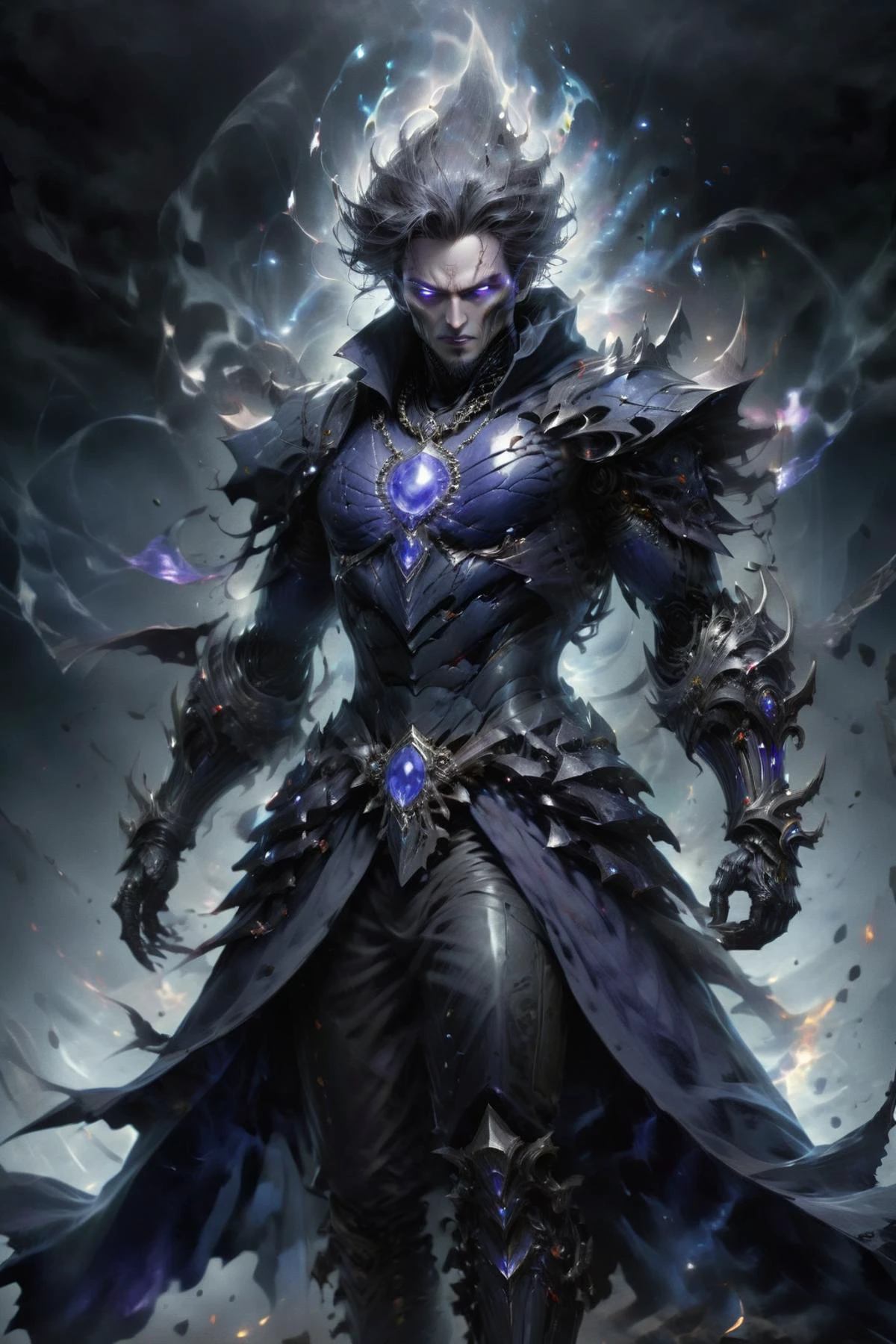 horror-themed breathtaking full body shot of a powerful warlock concentrating all their energy to cast the ultimate spell, <lora:Envy9000XL01:0.9> <lora:herocoolstyle:0.5> <lora:GeorgianStyleLocal:0.6> GeorgianStyle <lora:sapphicraft:1> sapphicraft, spc1 <lora:xl_more_art-full_v1:0.3>, masterpiece, award-winning, professional, highly detailed, eerie, unsettling, dark, spooky, suspenseful, grim, highly detailed
