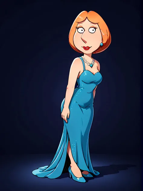 score_9, score_8_up, score_7_up, score_6_up, score_5_up,
loisgriffin, mature woman, orange hair, elegant dress, abstract background, dark background, full body,
masterpiece, best quality, sharp_detail, <lora:LoisGriffin-PonyXL:1>