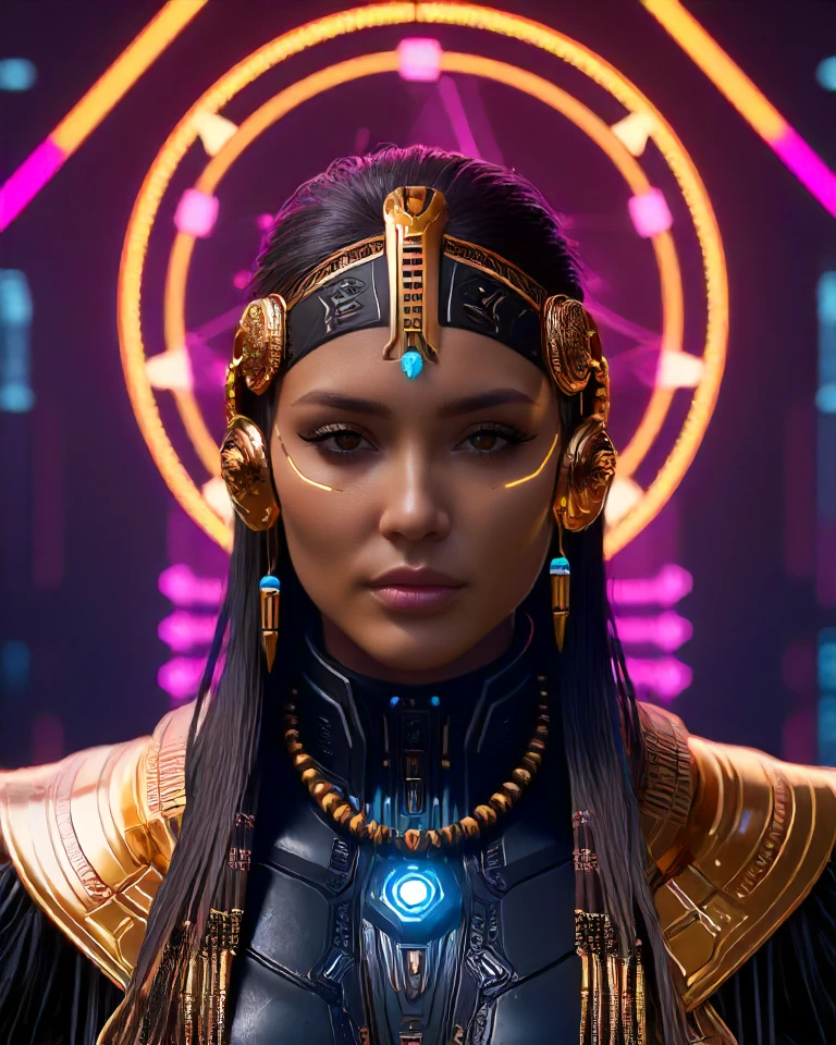dark synthwave style, super detailed, (full detail),scenery, <lora:JJsCyberPunkCity_XL:0.61>, BREAK Style-GravityMagic, solo, from front, front view, half shot, detailed background, detailed face, (<lora:LuxTechAIv2:0.6> LuxTechAI, cyberpunk, gold, luxtech theme:1.1), techno-shaman, serene expression, Introspective aura, wearing shamanic robes, gadgets, decorative gears, union of tribal magic and engineering, quantum pulse diviniation, , cyber-crystals, , quantum dreamcatcher, , synaptic ceremony, floating particles, ethereal lighting, ethereal atmosphere,,