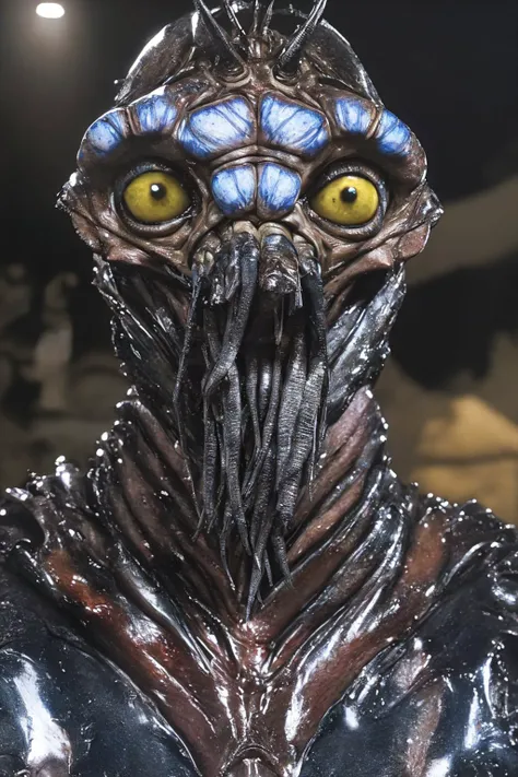 <lora:OliDistrict-Medium:1>
<lora:OliDisco_v1.0:0.25>
realistic  pov (selfie:1.2) photo, hard skin and scales, shiny,
wearing exoskeleton suit,
alien, District 9, OliDistrict,
holding machete
south african slums