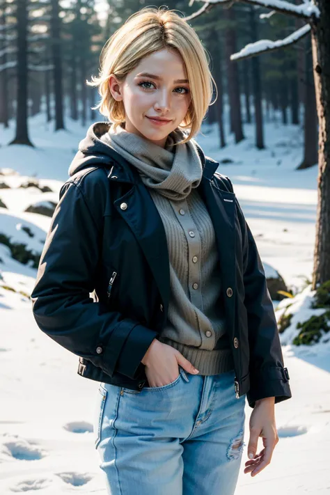 ((ultra detailed, masterpiece, best quality))
<lora:DarkPicturesRachel:0.8>
DarkPicturesRachel, 1girl, solo, blonde hair, in a winter wonderland, cowboy shot, winter clothing, smile