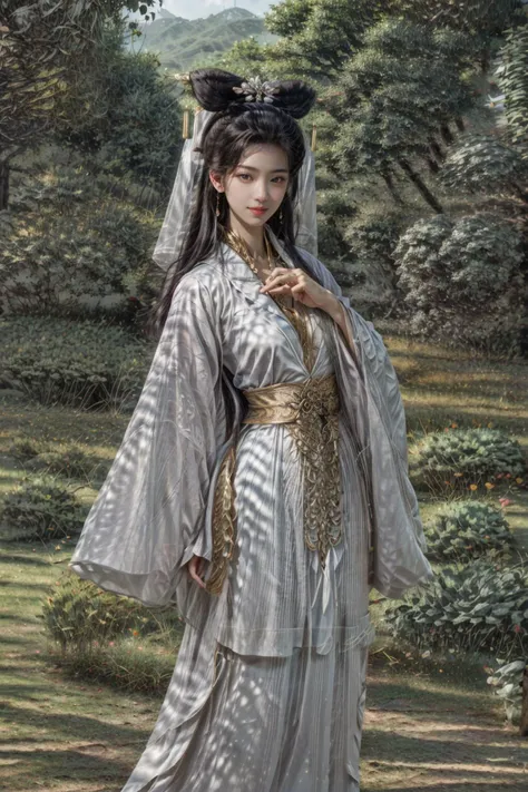 <(best quality, extremery best quality, masterpiece:1.4), (realistic, intricate details:1.4), (photorealistic:1.4), (extremely intricate:1.4), highres, ultra highres, ultra detailed, ultra-detailed, absurdres, incredibly absurdres, extremely detailed, high quality, high resolution, hyperrealistic, ultra-realistic, hyper-detailed, top quality, best, fine detail, massive detail, Highly detailed, extreme detailed, highest detailed, high-res, absolutely resolution, reflection, (refraction:1.4), (hyperrealism:1.4), ultra realistic details, highly intricate details, insane details>, BREAK, (1girl:1.3), solo, looking at viewer, (young cute beautiful 18-year-old girl:1.4), 3d face, (hand of Guido Daniele:1.4), beautiful girl, Beautiful face, pretty, girlface, kpop idol, supermodel, stunning innocent symmetry face, perfect body, medium breast, slim waist, slim legs, (high detailed skin:1.5), glowing eyes, goddess, natural skin texture, shiny skin, White skin, Beautiful detailed face, detailed face, real skin texture, cute delicate face, finely detailed face, golden ratio, golden ratio face, expressive eyes, perfect face, perfect skin, flawless face, clear face, shiny hair, pale skin, Proper body proportion, perfect anatomy, realistic skin texture, luscious lips, glossy lips, natural makeup, beautiful bright pupils, slender figure, intricate eyes, detailed pupils, detailed face and eyes, longeyelashes, blush, good hand, perfect hands, pretty face, beautiful female bodies, finely detailed skin, oily shiny skin, clean facial features, an extremely delicate and beautiful, cute & girly, beautiful detailed eyes, stars in the eyes, detailed simmetric eyes, perfect smooth skin texture, BREAK, (((((brilliant colors, (Baisuzhen, white hanfu, veil, (((Willow leaf))), warm smile, smile, cute smile, smiling, blush, happy expression, ((floral background)), lake, boat, sky, sexy, slim, long hair, light particles, wallpaper, chromatic aberration:1.4), (A scene of a waterfall cascading down a high cliff amongst lush greenery, adorned by vibrant flowers, towering pines, and delicate bamboo groves, sakura, beautiful view, lush green mountains, winding rivers, misty atmosphere, solitary, intricate details, delicate features, verdant trees, blooming flowers, soft moss, deep forest, intricate leaves and vines, wisps of light, still pool of water, pristine, verdant green, A picturesque scene of a waterfall cascading down a high cliff amongst lush greenery, adorned by vibrant flowers, towering pines, and delicate bamboo groves:1.4), (goddess women, aura, most beautiful artwork in the world, atmosphere, dramatic:1.2), (depth of field:1.4), (palace, a girl in hanfu, mountain, river, old tree, ornaments detailed, traditional clothes, water, chinese clothes, sash, tree, petals, hair ornament, floating hair, falling petals, flower, chinese traditional architecture, ancient art, chinese style, Chinese, lake background, chinese buildings, misty lake, ancient chinese background, after the rain, wet grass and trees, waterfall, flying splashes, flying petals, leaves, bloom, bloom effect, surrounded by heavy floating petal flow, petal, leaves falling from the tree, peaceful atmosphere, mountainous backdrop, authentic cultural experience, quiet whispers, hushed conversations, tranquil silence, crisp air, soulful melodies, a sense of belonging, bonding with nature, quiet reflection:1.3), (long_hair, mountain background, forest, river in background, landscape, water reflection:1.3), (long legs:1.3), impactful picture, (joshua middleton comic cover art, hypermaximalist, instagram contest winner, fashion color scheme, trending on cgsociety, playful illustrations, imaginative overlays, artistic fusion, fantastical scenes, evocative narratives, striking visuals:1.3), (Glowing ambiance, enchanting radiance, luminous lighting, ethereal atmosphere, mesmerizing glow, evocative hues, captivating coloration, dramatic lighting, enchanting aura:1.2), (melanchonic soft light, photorealistic faces, moody lighting:1.4), (Golden Hour, landscape:1.2), (floating hair, rock, bloom, bloom effect, random patterns, energetic movement, bold colors, dynamic texture, spontaneous creativity:1.2), (blush, Pink lips, Pink lip colour:1.4), (long_hair, outdoors:1.3), (breeze, dust is drifting, ethereal, scenery, nature, mysterious background, fog, wind:1.2), (iridescent colors, Iridescence, mysterious, fantasy background, fantasy, open mouth:1.2), (Luminescent Particles:1.3), (fullbody:1.2), (eye focus, face focus, character focus, close-up face:1.2), (dutch angle, cowboy shot:1.3), colorful refraction)))), BREAK, <hyper realistic DSLR photo, Nikon D5, cinematic portrait, portrait, ultra sharp, analog film photography, film emulation, bokeh, blurry noise background, watercolor, available light, detailed light, volumetric fog, beautiful lighting, Rembrandt lighting, Cinematic, pixel art, game art, key visual, surreal, PBR Texturing, Anisotropic Filtering, Maximum Clarity And Sharpness, Albedo And Specular Maps, Multi-Layered Textures, Surface Shading, Sub-Pixel Convolution, Sub-Pixel Convolution, Accurate Simulation Of Light-Material Interaction, blurry foreground, broad light, volumetric light effect, matte painting, perfectly defined features, volumetric lighting, Tone Mapping, Lumen Reflections, Global illumination, Ray Tracing, Screen Space Global Illumination, Accent Lighting, 32k, Natural Lighting, volumetric, cinematic masterpiece, Rule of thirds, high dynamic range, Multi-exposure HDR capture, cinematic render, game cg cinematic, atmospheric perspective, scene, epic dynamic frame, motion blur, ((cinematic look, Film look)), rim light, 4k textures, adobe lightroom, photolab, hyperdetailed, exposure blend, professional color grading, professional color correction, aerial perspective, particles and dust in beams of light, cinematic scene, dynamic lighting, sharp details, lomography, soft focus, light leaks, bold hues, atmospheric depth, (explosive light and shadow:1.2), aesthetics, intricate designs, ultra realistic digital art, (zentangle, mandala, tangle, entangle), (fractal art), elegant, vivid colours, floating particles, particles, epic, (ink drawing, oil painting detailed), RAW, huge filesize, extremery detailed CG, Photo, 8k uhd, cinematic atmosphere, trending on artstation, award-winning glamour photograph, highly detailed photo, official art, beautiful and aesthetic, unity 8k wallpaper, beautiful, highly detailed CG illustration, best illustration, intricate, Amazing, emotional, analog, painting, digital painting, concept art, Oil Painting, illustration, Classical art, Renaissance, Romanticism, Neoclassicism, Color Palette, depth and contrast, Vibrant colors, saturated, rich saturation, color harmony, vivid palette, concept-art, design style, detail character, concept render, colorful, analog photography, dreamy atmosphere, specular highlights, atmospheric lighting, (dynamic angle, dynamic pose :1.3), (shiny, clothes reflecting light, lens flare, bloom effect, light particle, lens glare:1.3), realistic light, realistic lighting, cinematic light, (cinematic lighting), light in the face, soft lighting, saturated colors, detailed background, sharp focus, 8k high definition, perspective, Master Composition, roughness, post-processing, soft shadows, realistic shadows, ambient occlusion, ray-tracing, subsurface scattering, photon mapping, physically-based rendering, octane rendering, unreal engine 5, ue5 rendering, Adobe After FX, dslr, RTX, Best character details, radiosity, sharp, antialiased, RAW photo, HDR, 8k, 4k, (((Photographed by Roger Deakins, using a RED Monstro 8K VV camera and a series of high-end lenses))), ((Hasselblad photography)), (film grain:1.4), Kodak portra 400, ((Fujifilm X-T5)), professional photograph, caustics, Broad lighting, diffuse lighting, rim lighting, two tone lighting, textile details, visible pores, high resolution scan, professionally color graded, photographic reality, automatic white balance, best lighting, detailed shadow, high contrast, strong light and shadow>, (PureErosFace_V1:0.4), (ulzzang-6500:0.6), <lora:epiNoiseoffset_v3:2>, <lora:add_detail:0.6>, <lora:hipoly_3dcg_v7-epoch-000012:0.6>, (kbxll:0.6), <lora:more_details:0.6>, <lora:Baisuzhen_v1:0.8>