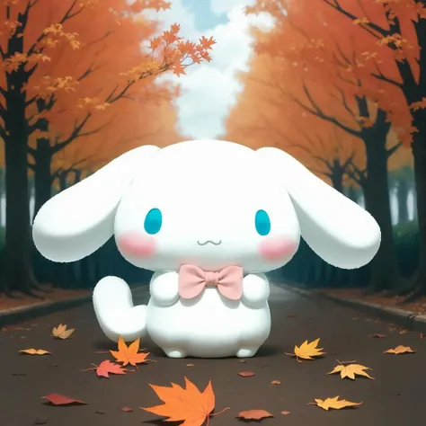 cinnamoroll, <lora:cinnamoroll_v1:0.7>, autumn