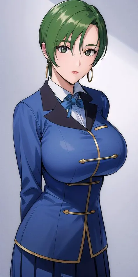 <lora:MiliaFallynaV9:.7> miliafallyna, huge_breasts, standing, solo, skirt_suit, masterpiece, best_quality, detailed_face, detailed_eyes, highres, beautiful, detailed,