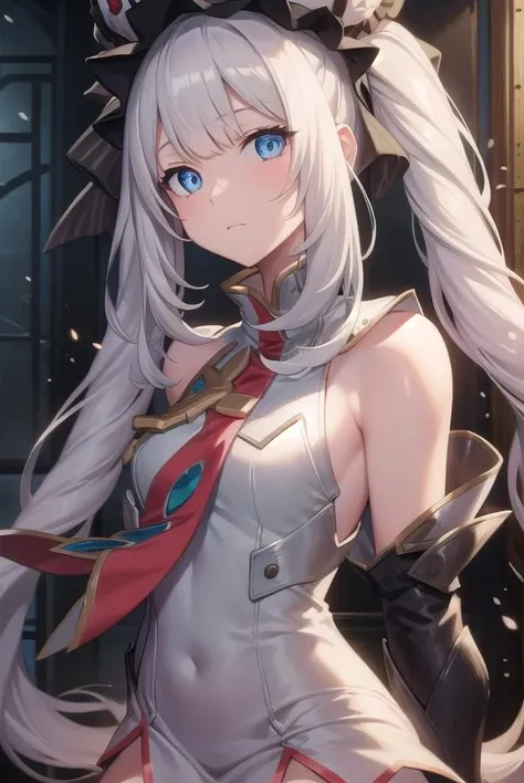 fgomarieantoinette, <lora:marieantoinette-lora-nochekaiser:1>,
marie antoinette, blue eyes, long hair, white hair, twintails,
BREAK boots, detached sleeves, dress, gloves, hat, short dress, sleeveless, sleeveless dress, thigh boots, thighhighs, white dress, white footwear, white gloves, white headwear,
BREAK looking at viewer,
BREAK indoors,
BREAK <lyco:GoodHands-beta2:1>, (masterpiece:1.2), best quality, high resolution, unity 8k wallpaper, (illustration:0.8), (beautiful detailed eyes:1.6), extremely detailed face, perfect lighting, extremely detailed CG, (perfect hands, perfect anatomy),