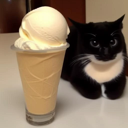 maxwell the cat made of ice cream