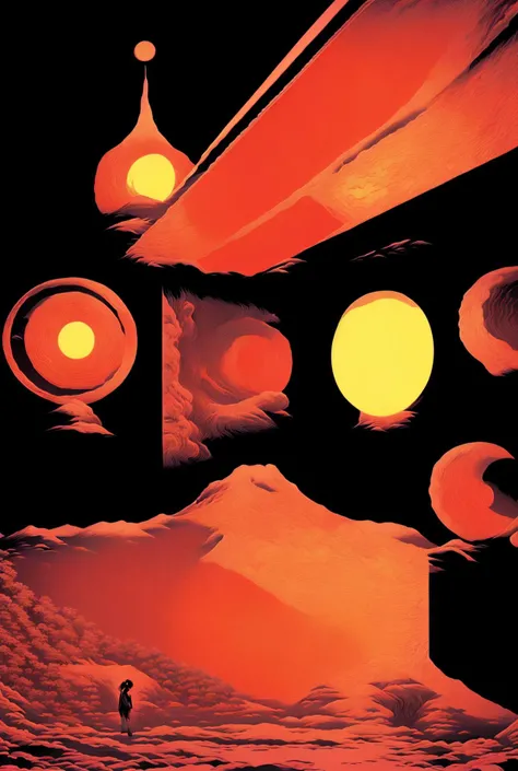 psychedelic_noir , a futuristic looking room with red and black lights , japanese minimalism<lora:psychedelic_noir-10:1><lora:psychedelic_noir-10:1>