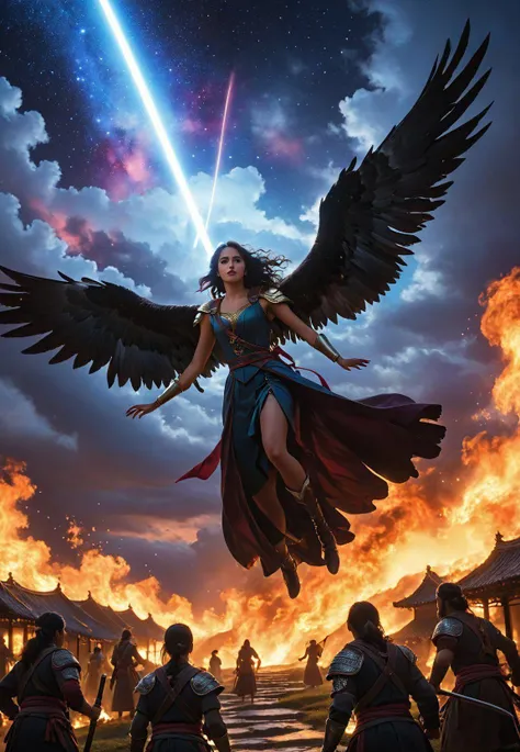 concept art for the final act of the universe seconds before it unites into the holy fire of perfect love!! final victory of order over disorder!! final defeat of entropy! digital painting, artstation, smooth, sharp focus