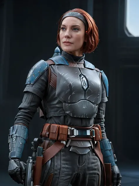 (upper body1.5) Hyper-realistic shot of Bo-Katan Kryse Mandalorian <lora:Bo-Katan_Kryse_Mandalorian_Queen:0.9> aiming handguns in both <lora:Perfect Hands:0.8> Perfect Hands, weathered and rugged armor with brown leather boots, intense gaze, furrowed brow, dramatic shadows, worn body armor with intricate details, (((dynamic action pose shooting a handgun))), 8k uhd, dslr, soft lighting, high quality, background of star wars desert planet, intricate details, masterpiece, trending on artstation, realistic, Cinematic, epic, action packed, incredibly detailed and realistic, magnificent, vignette, high budget, bokeh, moody, sharp, highly detailed, concept art, realistic hands, dynamic pose, dynamic shot, fantastic location, majestic cluttered environment, 8k unity render, action shot, skin pores, detailed, detailed face, (vibrant, photorealistic, realistic, dramatic, dark, sharp focus, 8k), (intricate:1.5), (highly detailed:1.4), octane render, sharp focus, art by artgerm, (loish:0.23) , wlop ilya kuvshinov, and greg rutkowski and alphonse mucha gracias, (global illumination, studio light, volumetric light)