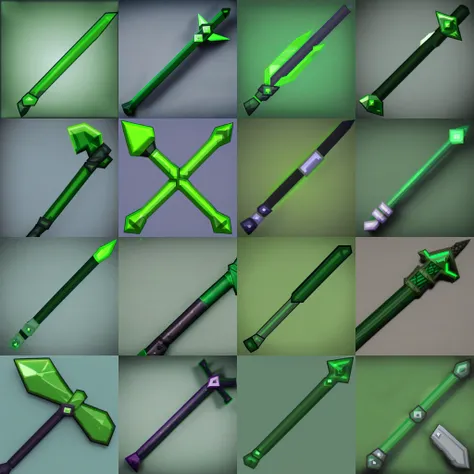 photo of dark green sphx weapon