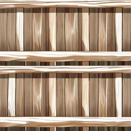 wooden fence in sphax style
