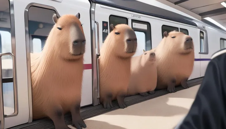 no human,original, <lora:capybara:1> capybara,
lora:N700S_ex_SDXL_V3:1>N700S, train,
masterpiece, best quality, very aesthetic, absurdres,