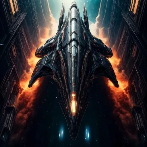 An elegant spaceship flies through a nebula, (spaceship is horizontally oblong, aerodynamic, multiple sections of different shapes, enormous ship, light colours, smooth sides, sleek, graceful, imposing, huge), view from above, star field, suspenseful atmosphere, cinematic lighting, 8k, ultra realistic, hyper detailed, sci-fy, cinematic lighting, highlights, gritty atmosphereRAW, (realistic photo, best quality, detailed), (8k wallpaper), (cinematic lighting, dramatic lighting), (sharp focus, intricate), zzspczz