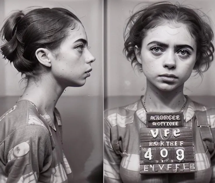 VintageMugshot, mugshot of the most beautiful girl<lora:Mugshot:1>       tv_Solomiya_Maievska_PB_V1