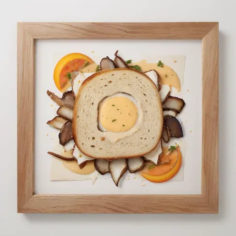 Food photography, professional studio lighting, photo of a full aesthetic sandwish framing, RAW photo, 8k uhd, dslr, bounced lighting, high quality, with a (pov filter:1.3), above bounced light, on a Fujifilm X-T4, mint,dried mackerel,persimmon,mustard,coffee, in the style of Margaret Stepien <lora:Seductive_Snack_Anatomy:0.9><lora:FoodPorn_v2:0.8> foodporn, (Masterpiece:1.3) (best quality:1.2) (high quality:1.1)