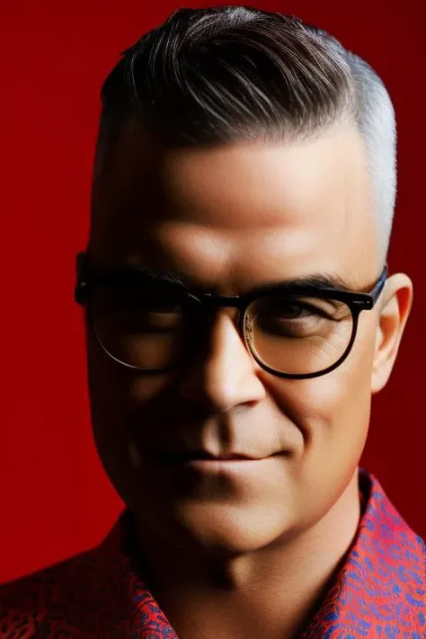 analog style, modelshoot style, photo of sks man with glasses and microphone in the hand, bold, bright colours, short red haircut, <lyco:locon_perfecteyes_v1_from_v1_64_32:0.85> <lora:robbie:1>
