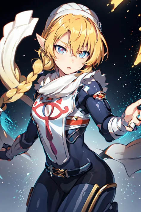 <lora:v2Sheik-17:1>, SheikZ, NMASK, 1girl, (masterpiece:1.2, best quality), (finely detailed beautiful eyes: 1.2), (extremely detailed CG unity 8k wallpaper, ultra-detailed, best shadow), (detailed background), High contrast, (best illumination),((colourful paint splashes on transparent background, dulux)), ((caustic)), dynamic angle, beautiful detailed glow
