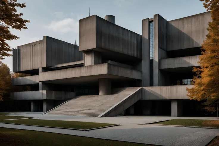 a brutalist spomenik monument, (clarity:1.1), photo realistic, (detailed:1.2), (high resolution, clear:1.2), professional photograph, fuji film, film grain, sharp image, sharp focus, award winning photography, best picture, iso, aperture, shutterspeed