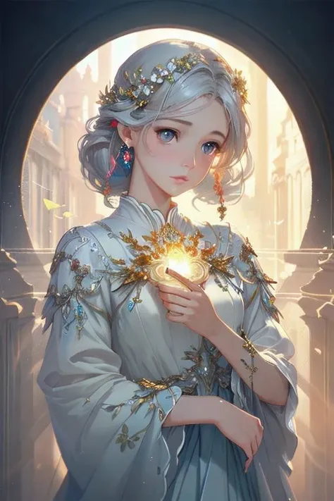 color palette, adobe after fx, color harmony, stunning innocent symmetry face, ultra realistic digital art, girlface, extremery detailed cg, volumetric light effect, cute delicate face, luscious lips, cinematic render, bloom effect, absolutely resolution, fujifilm x-t5, colorful refraction, design style, aesthetics, photographic reality, game cg cinematic, saturated colors, classical art, light leaks, ue5 rendering, dreamy atmosphere, neoclassicism, natural makeup, game art, multi-exposure hdr capture, oil painting detailed, concept render