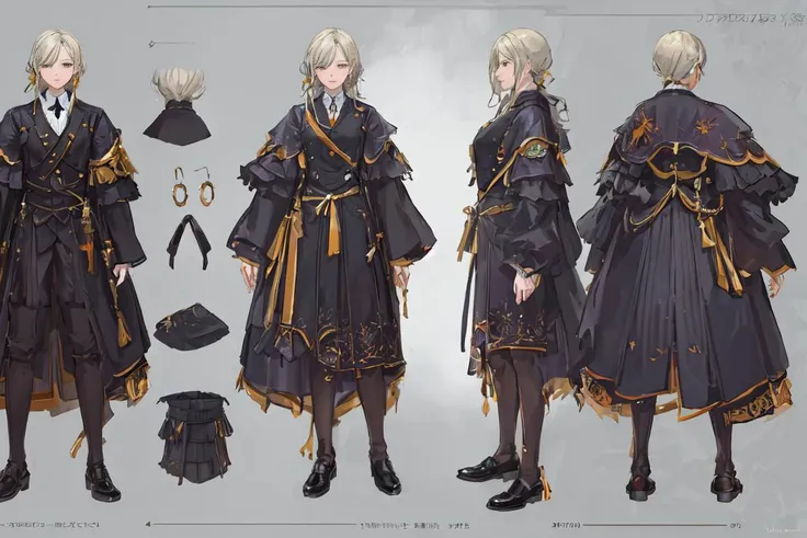 character turnaround of young boy , full body, standing, same outfit, concept-art, full body, detail_face, line_sketch, PlanIt, official art, official alternate costume, design style, multi style, detail character, original, 8K GC, massive detail, (character turnaround:1) of a mailman. Male,multiple views of the same character, Highly detailed, vattange, vettenge, bungou stray dogs style art. PlanIt, hoppagames, charturnerv2, expressionless, stylistic, no background, only detail character,4_side, wearing_armor, scientific illustration, concept render, scientific diagram, technical illustration, multiple views,masterpiece,best quality