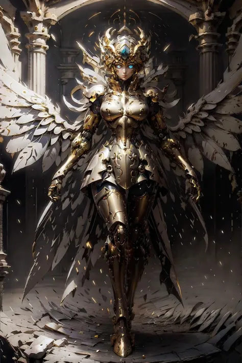 1girl,
<lora:baimecha:0.7>,baimecha,
<lora:LeoArmor:0.5>,(LeoArmor, helmet,golden armor, golden mechanical gigantic wings, Outer white cloak:1),
<lora:GlowingEyes:1.2>, red glowing eyes, big highlight on eyes,
Sanctuary, greek temple, Palace, during, daylight,
(aethetic), (beautiful art), (ultra-detailed), (8k), (HDR), (sharp focus), (intricate),