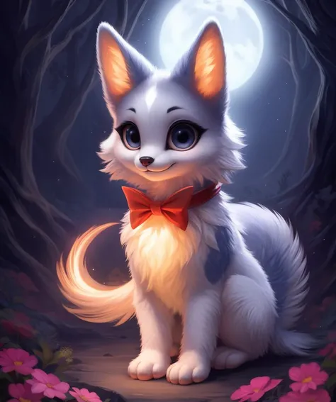 masterpiece, best quality, ultra high res, a cute anthropomorphic animal, beautiful, visually stunning, elegant, glowing,