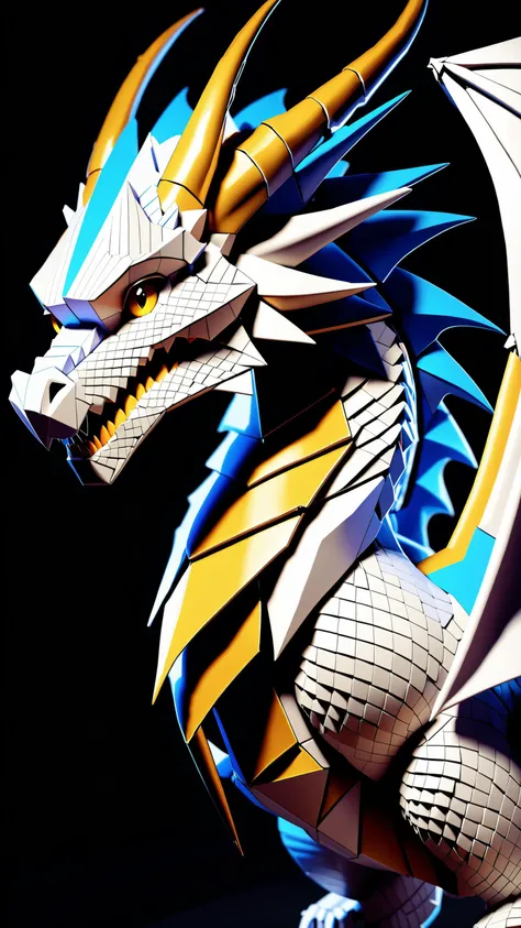 a realistic origami white dragon, made of paper with many details by james gurney artstation deviantart pinterest detailed realism vray high resolution octane render nvidia, storybook detailed illustration, cinematic, ultra highly detailed, tiny details, beautiful details, mystical, luminism, vibrant colors, complex background,centered, symmetry, painted, intricate, volumetric lighting, beautiful, rich deep colors, masterpiece, sharp focus, ultra detailed