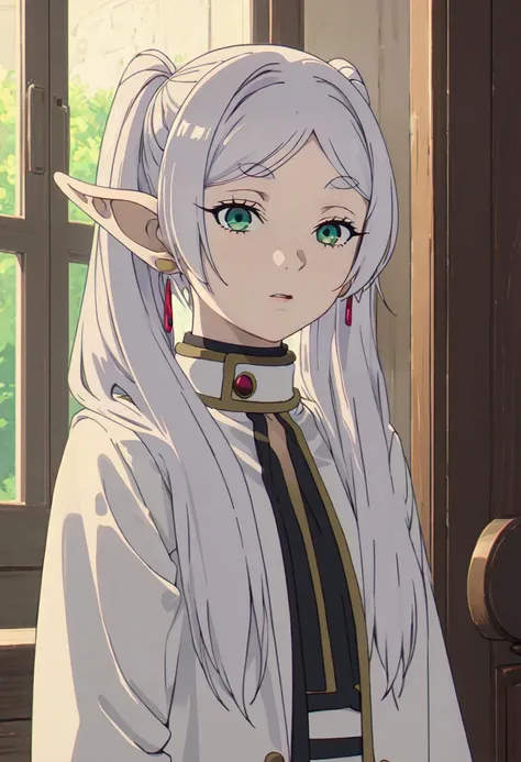 (safe:1.10), best quality, masterpiece, highres, solo, (frieren_sousounofrieren:1.10), anime_style, 39 <lora:frieren_sousounofrieren:0.80>